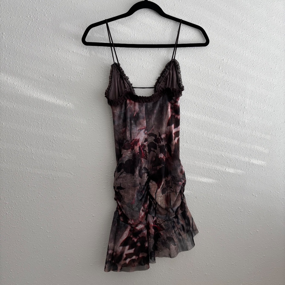 Jaded London Black and Purple Mini Dress - Picture 5 of 8